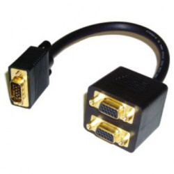 CABLE VGA DOBLE DB15M 2XDB15H