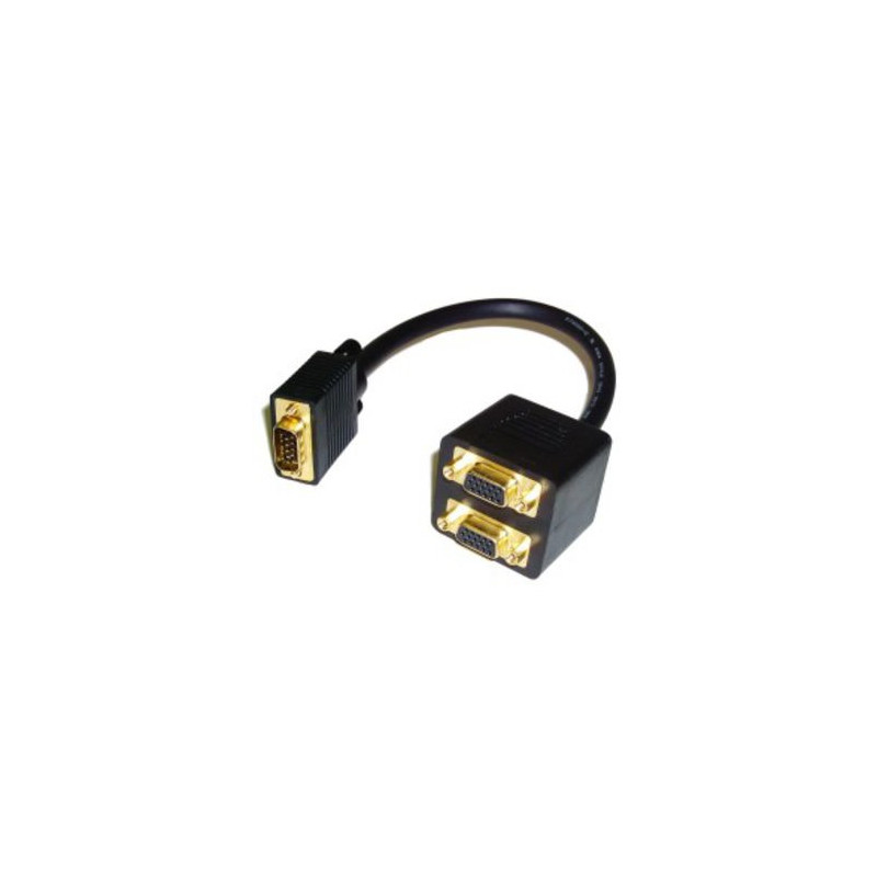 CABLE VGA DOBLE DB15M 2XDB15H