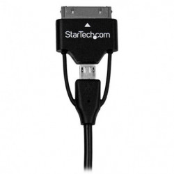 STARTECH CABLE USB 65CM COMBO CARGADOR TELEFONO MO