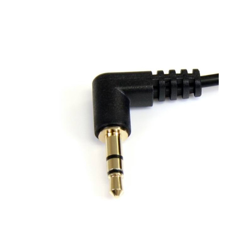 STARTECH CABLE DELGADO 30CM AUDIO ESTEREO PLUG 3,5