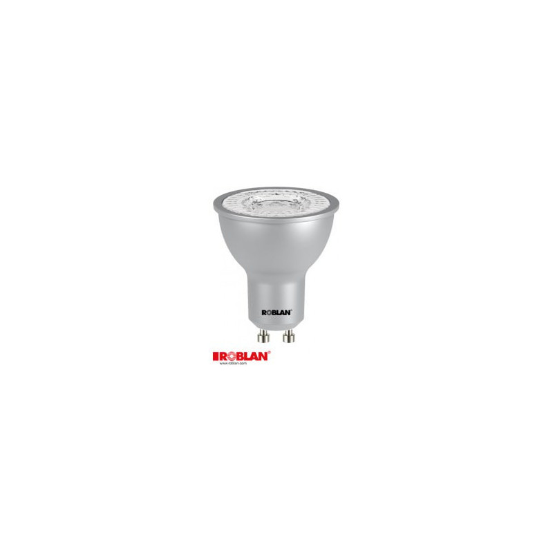 LED DICROICA ROBLAN SMD-5W-GU10-535LM-6500K-FR-100