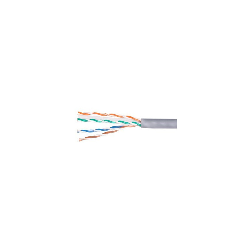 CABLE EQUIP 305M BOBINA RJ45 U-UTP CAT.6 GRIS