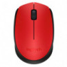 RATON LOGITECH WIRELESS M171 ROJO