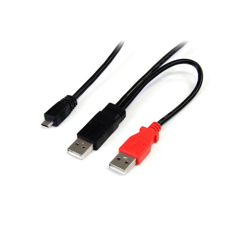 STARTECH CABLE 91CM MICRO B A USB A EN Y