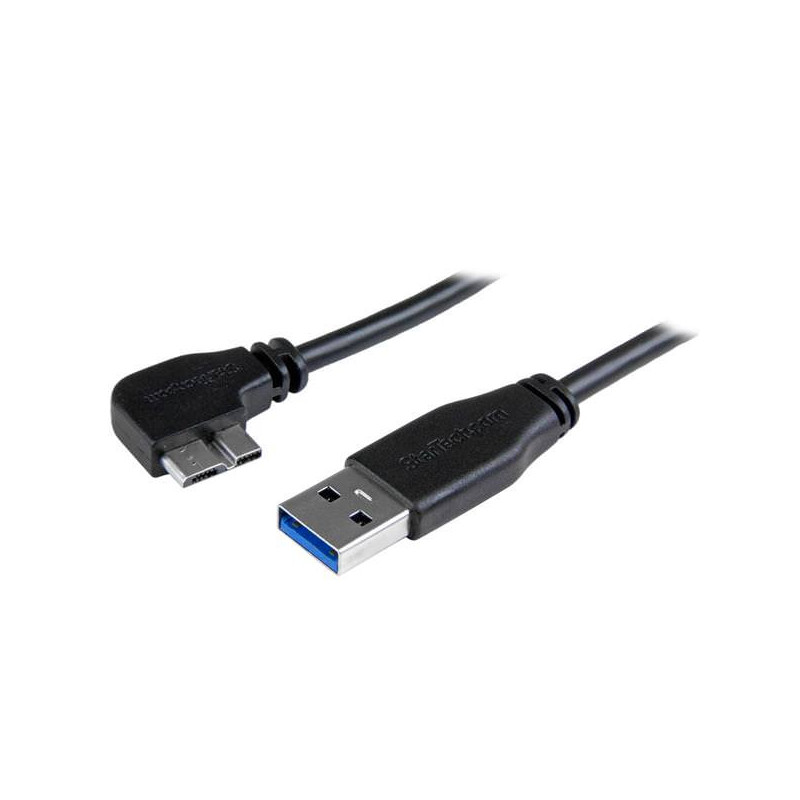 STARTECH CABLE 1M MICRO USB 3.0 ACODADO IZQUIERDA