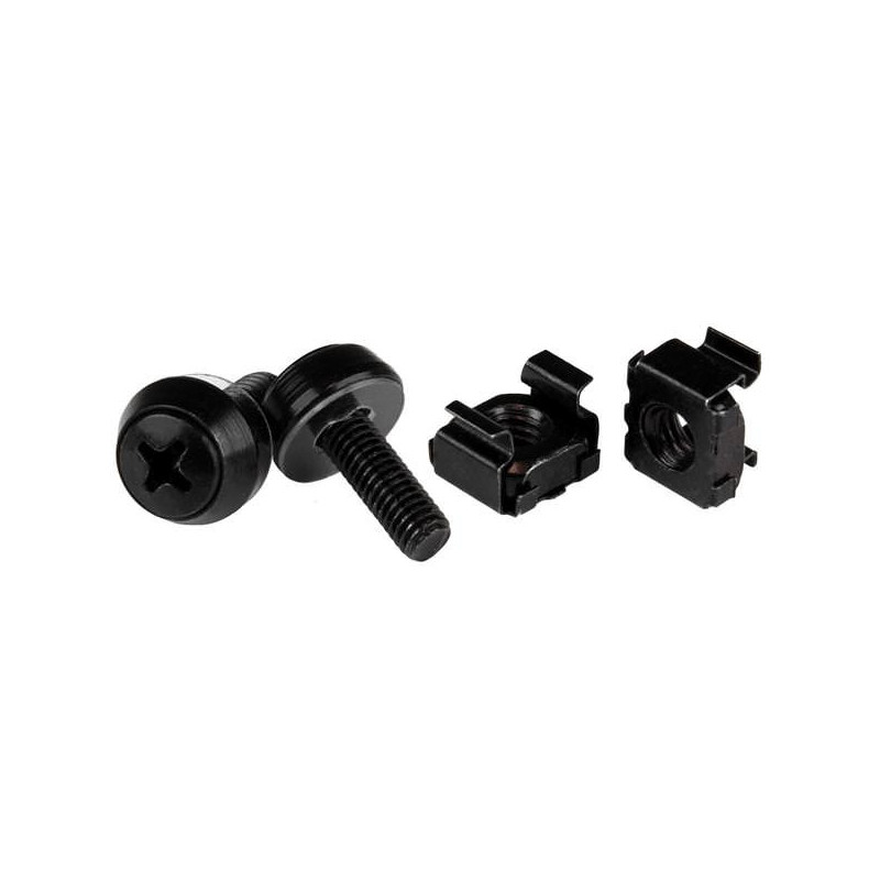 STARTECH 50 TORNILLOS Y TUERCAS JAULA M5 NEGRO