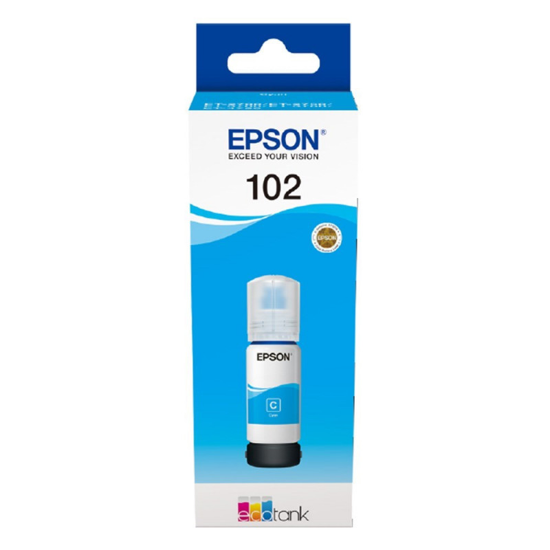 CARTUCHO EPSON T03R2 102 ECOTANK CIAN 70ML