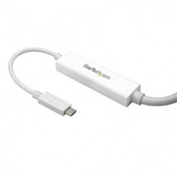 STARTECH CABLE 3M USB-C A DISPLAYPORT 4K60 BLANCO