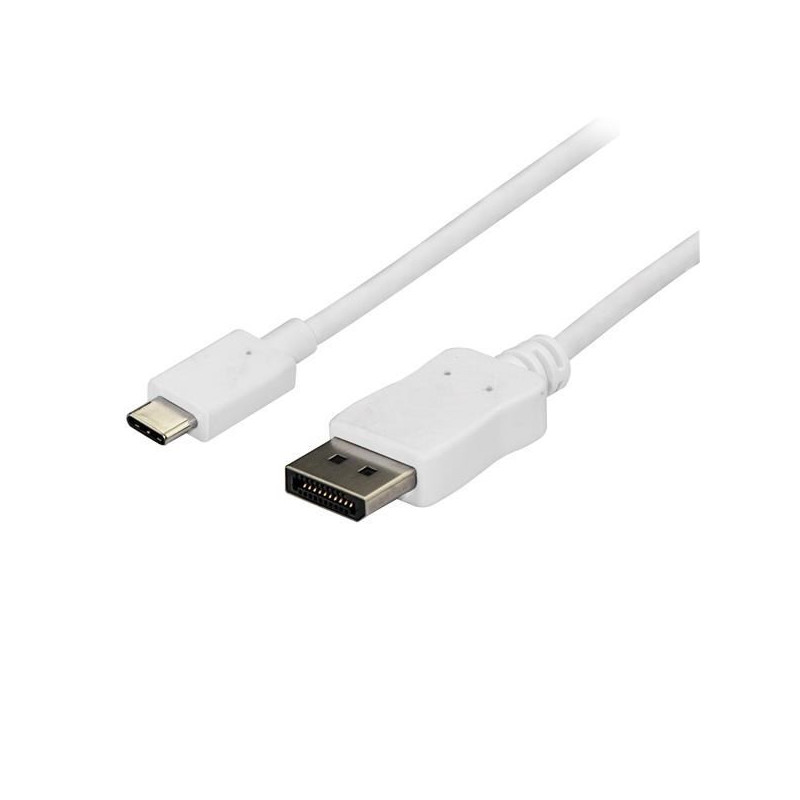 STARTECH CABLE 1,8M USB-C A DISPLAYPORT 4K BLANCO