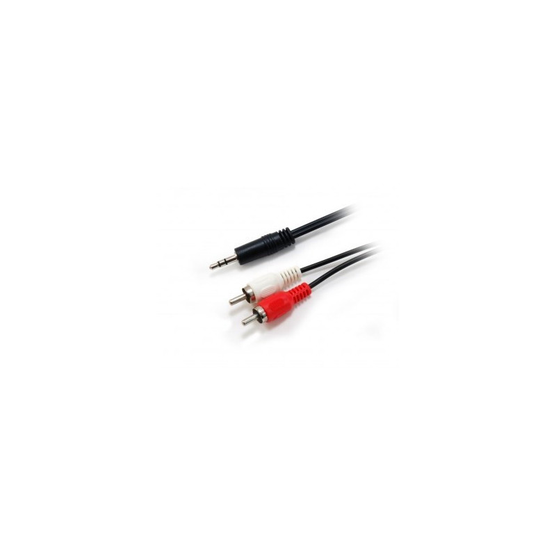 CABLE EQUIP AUDIO JACK 3.5MM MACHO A 2XRCA MACHO