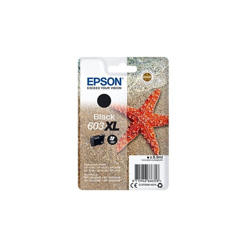 CARTUCHO EPSON T603XL NEGRO XP-2100-3100-4100
