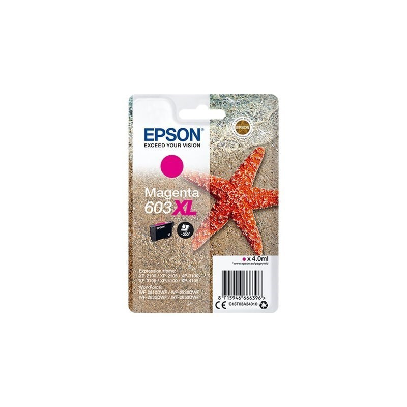 CARTUCHO EPSON T603XL MAGENTA XP-2100-3100-4100