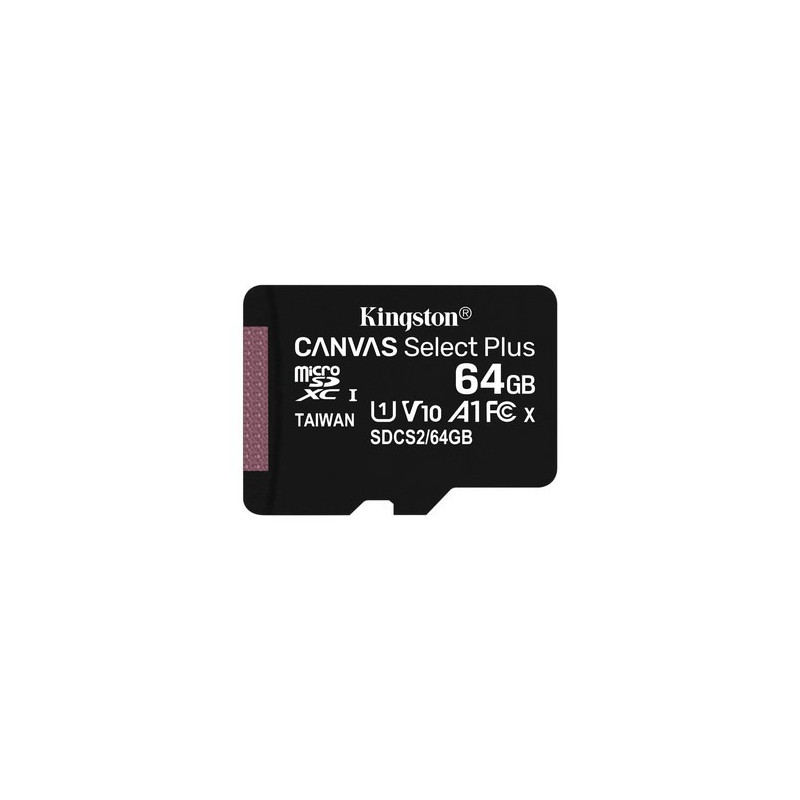 MEMORIA MICRO SD 64GB KINGSTON CLASE 10 UHS-I