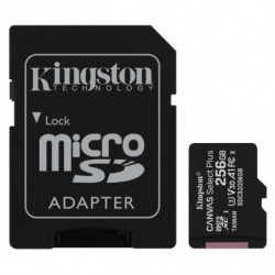 MEMORIA MICRO SD 256GB KINGSTON CLASE 10 UHS-I