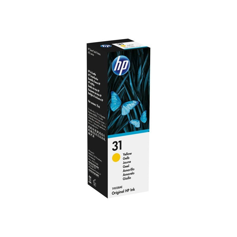 CARTUCHO HP 31 1VU28AE AMARILLO BOTELLA 70ML