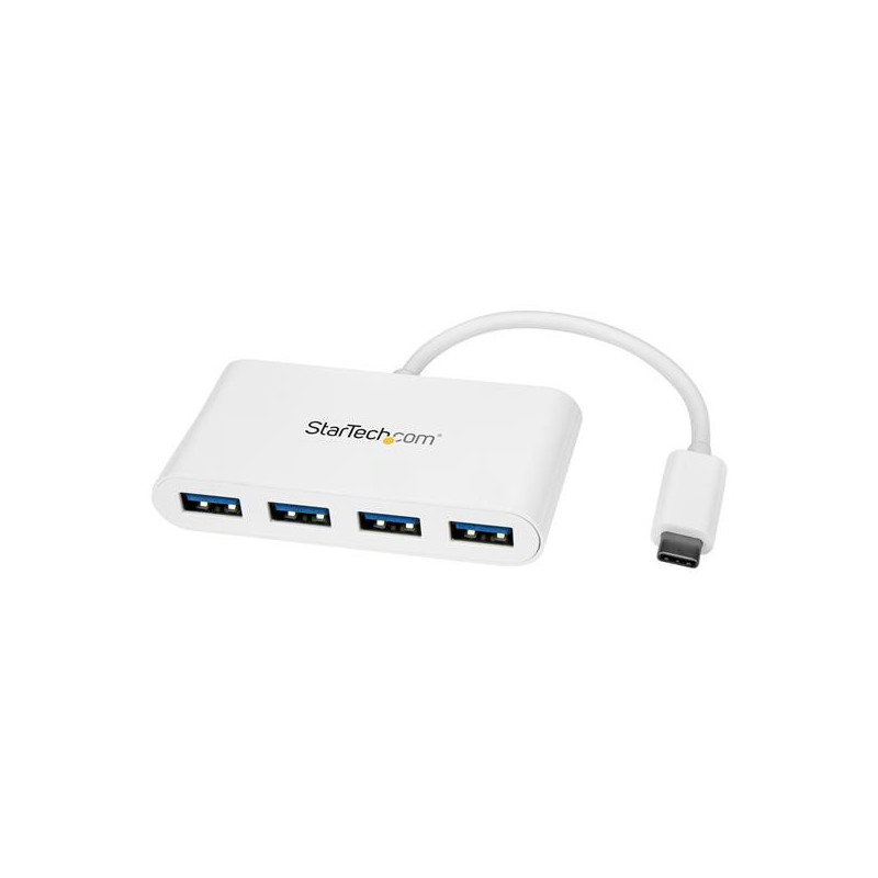 STARTECH HUB USBC 3.0 A 4X USBA BLANCO