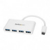 STARTECH HUB USBC 3.0 A 4X USBA BLANCO