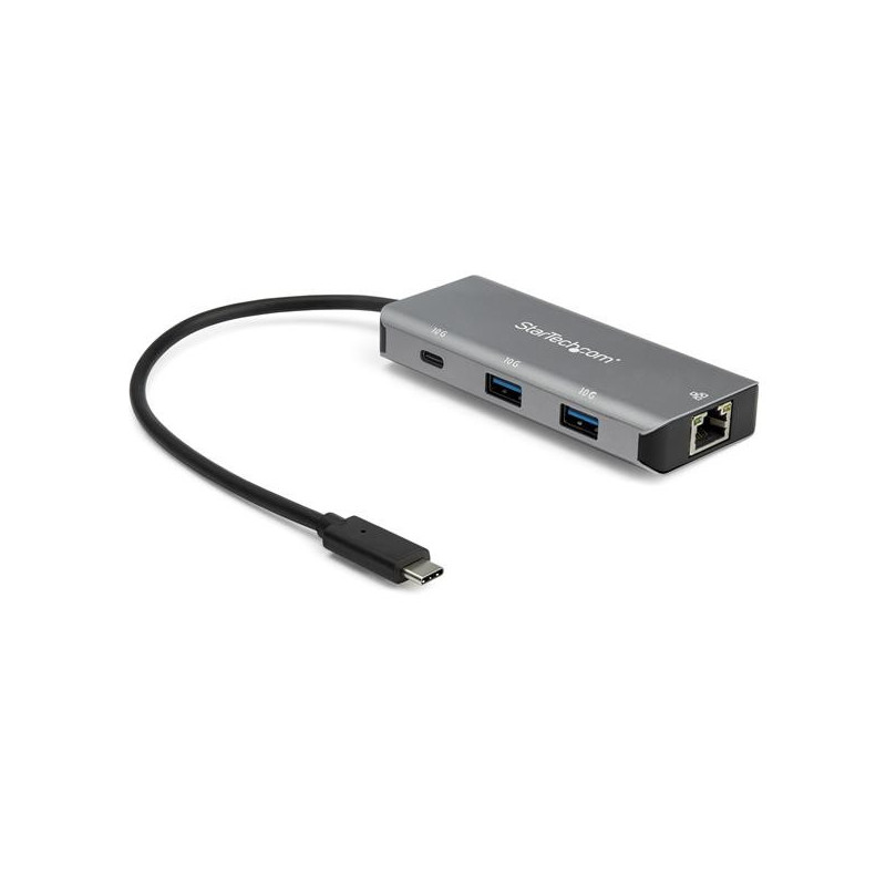 STARTECH HUB USB-C DE 3 PUERTOS CON RED
