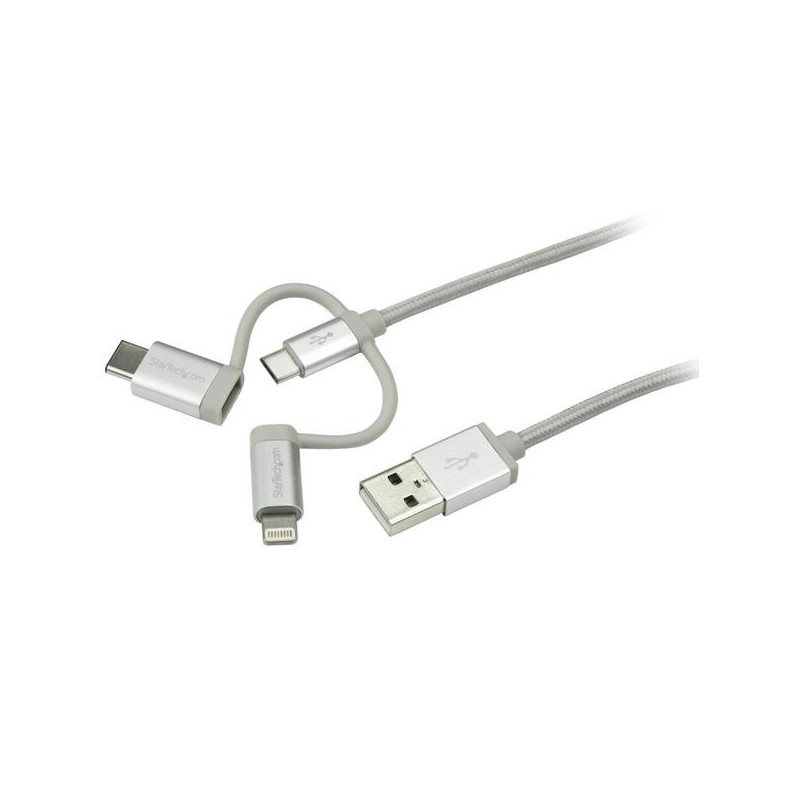 STARTECH CABLE 1M USB A LIGHTNING USBC