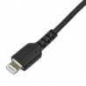 STARTECH CABLE 2M USBC LIGHTNING NEGRO