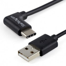 STARTECH CABLE 1M USB-A A USB-C ACODADO
