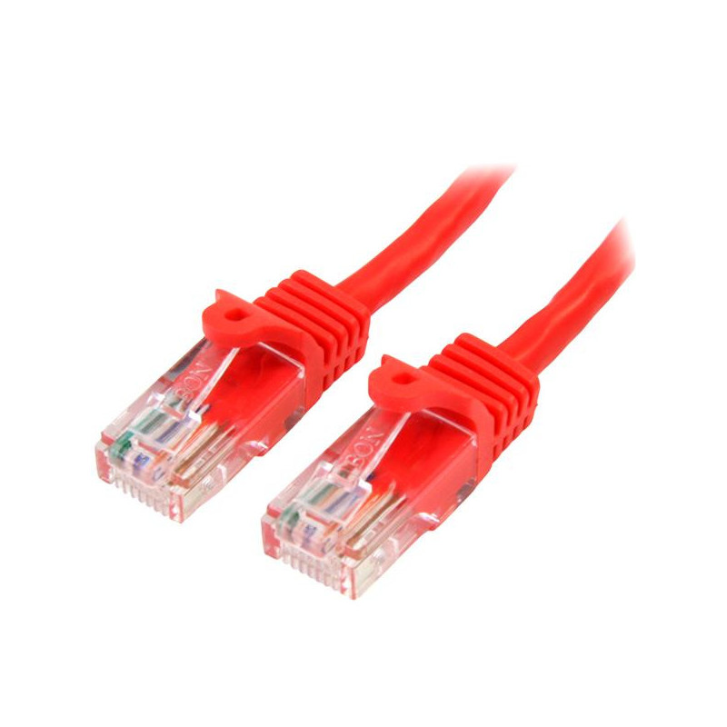 STARTECH CABLE DE RED DE 10M ROJO CAT5E