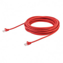 STARTECH CABLE DE RED DE 10M ROJO CAT5E