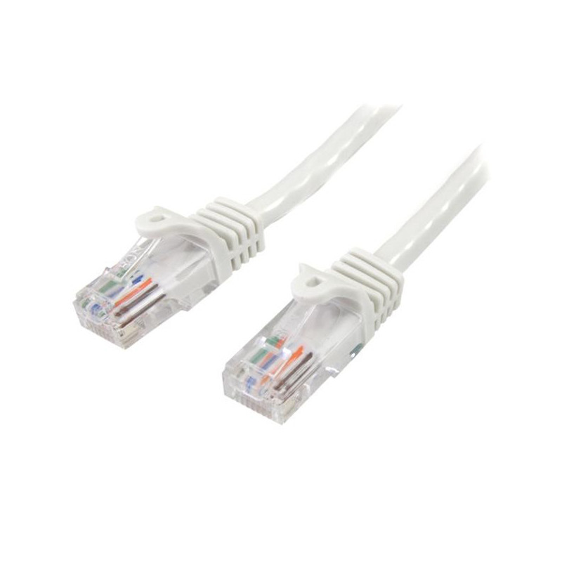 STARTECH CABLE DE RED 10M BLANCO CAT5E