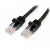 STARTECH CABLE 5M DE RED SNAGLESS NEGRO