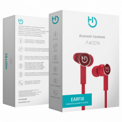 AURICULAR BT. HIDITEC AKEN ROJO