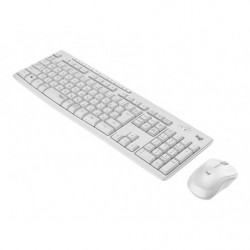 TECLADO + RATON LOGITECH CORDLESS MK295 BLANCO