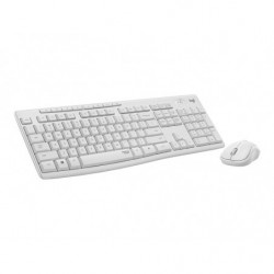 TECLADO + RATON LOGITECH CORDLESS MK295 BLANCO