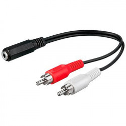 CABLE AUDIO JACK3.5H-2XRCA M