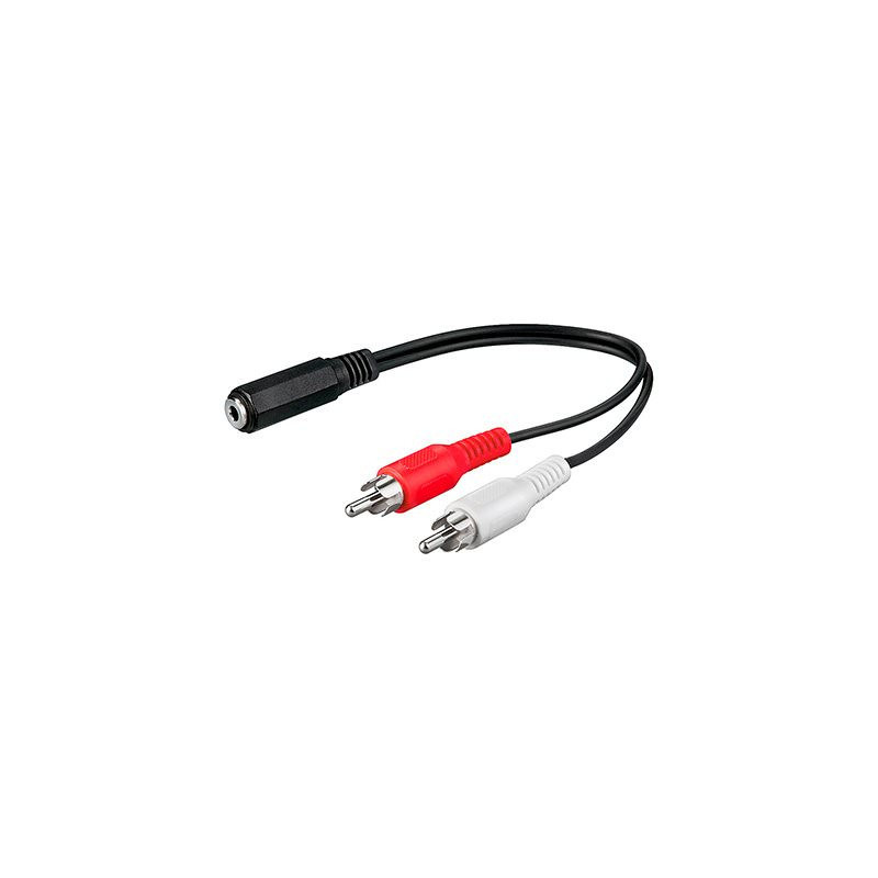 CABLE AUDIO JACK3.5H-2XRCA M