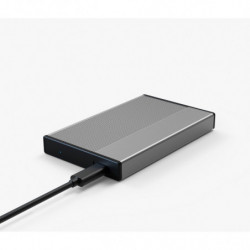 CAJA EXTERNA HDD 2.5" SATA-USB 3GO GRIS