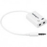STARTECH CABLE ADAPTADOR DIVISOR AUR BLANC