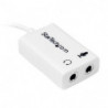 STARTECH CABLE ADAPTADOR DIVISOR AUR BLANC
