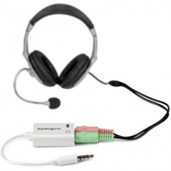 STARTECH CABLE ADAPTADOR DIVISOR AUR BLANC