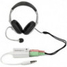 STARTECH CABLE ADAPTADOR DIVISOR AUR BLANC