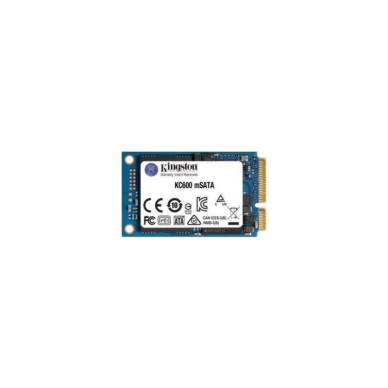 SSD KINGSTON 256GB KC600 SATA3 FORMATO MSATA