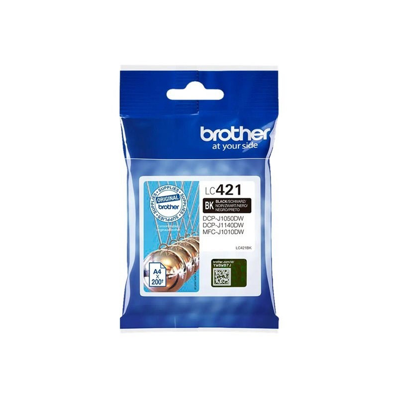 CARTUCHO BROTHER LC421 NEGRO 200PAG