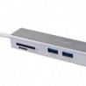 HUB EQUIP USB-C 5 EN 1 USB 3.0 + LECTOR TARJETAS