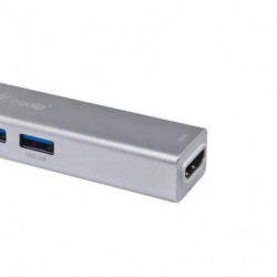 HUB EQUIP USB-C 5 EN 1 USB 3.0 + LECTOR TARJETAS