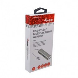 HUB EQUIP USB-C 5 EN 1 USB 3.0 + LECTOR TARJETAS
