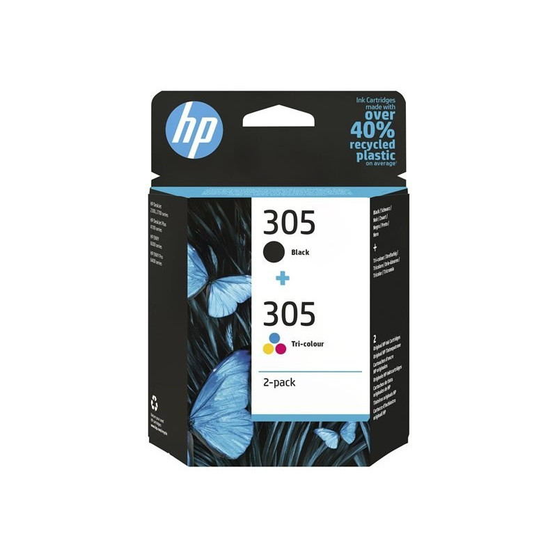 CARTUCHO HP 305 PACK NEGRO + COLOR