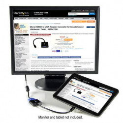 STARTECH ADADPTADOR MICRO HDMI M A VGA H