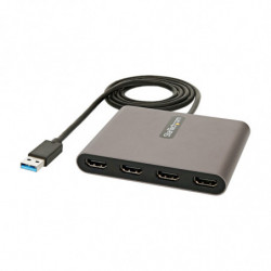 STARTECH ADAPTADOR USB 3.0 A 4X HDMI - USB-A A 4 M