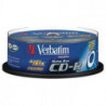CD-R 700MB VERBATIM 52X TARRINA 25U