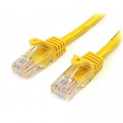 STARTECH CABLE ETHERNET 1M UTP AMARILLO CAT5E RJ45