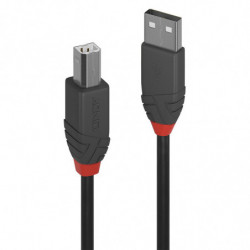 LINDY CABLE USB 2.0 TIPO A A B, LINEA ANTHRA, 3M